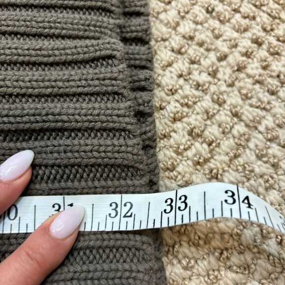 Ladies marithe francois girbaud Green Thick Knit Turtleneck Sweater Dress XXL - Picture 15 of 16